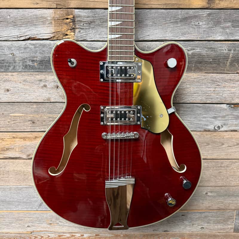 Eastwood Classic 12 Archtop Electric Guitar w/ Case image 1