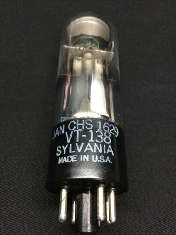 SYLVANIA JAN CHS 1629 MAGIC EYE Tuning RADIO Vacuum Tube BRIGHT GREEN K.8916 image 1