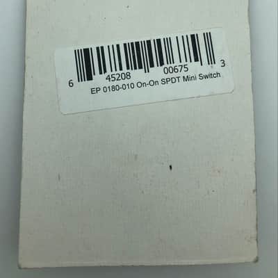 Allparts 2-Way On-On SPDT Mini Switch - Nickel image 3