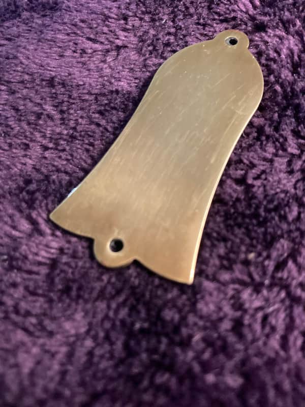 NOS-Gibson Truss Rod Cover 70’s - Brass image 1