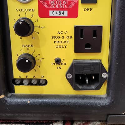 Motion Sound Pro 3t w/ Low Pro Bass Cabinet Rotating Tube Amplified Leslie Style Speaker System 2000s USA image 12