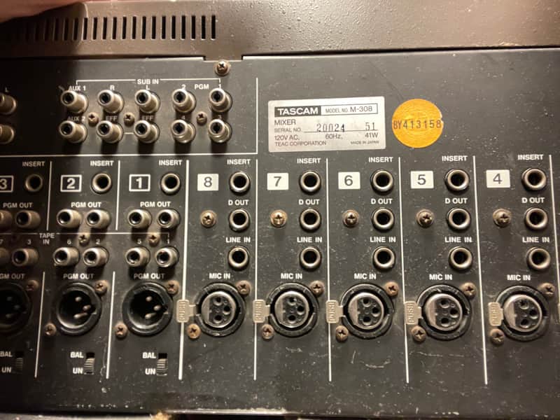 Tascam M-308 | Reverb
