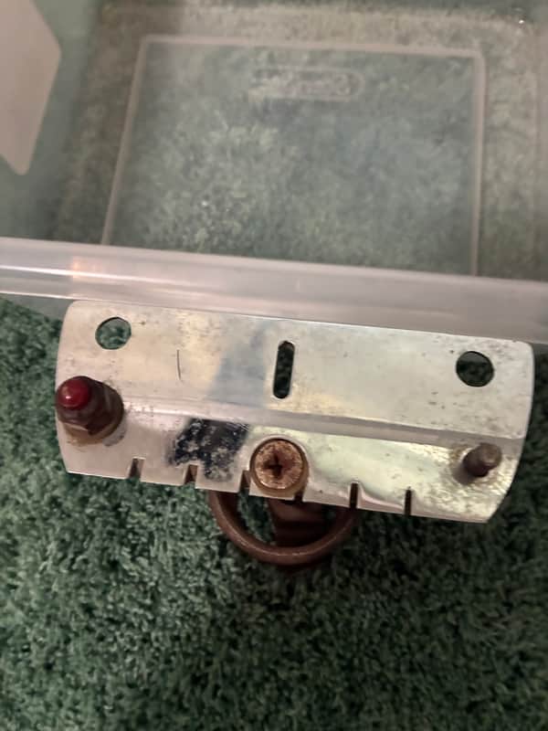 Danelectro/ Silvertone Original tremolo bridge 1960’s - Chrome played image 1