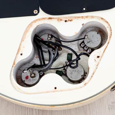 1987 Burny LC-100YS Yasu Signature Vintage Guitar Snow White w/ Tremolo & Case, Japan Fernandes image 16