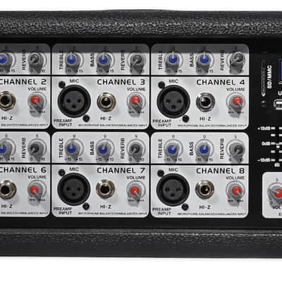 Rockville RPG2X15 Package PA System Mixer/Amp+15" Speakers+Stands+Mics+Bluetooth image 7