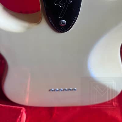 1975 Fender Stratocaster Hardtail Custom Colour Olympic White RARE WOODSTOCK HENDRIX image 7