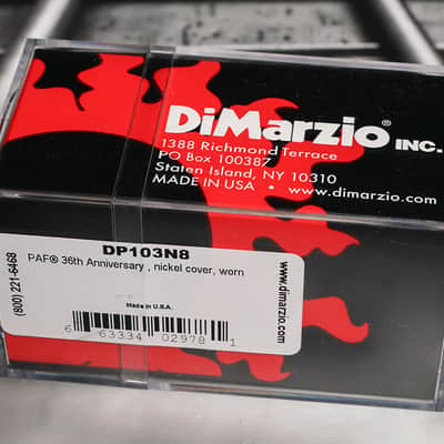 DiMarzio Regular Spaced PAF 36th Anniversary NECK Humbucker Pickup Aged Nickel image 2