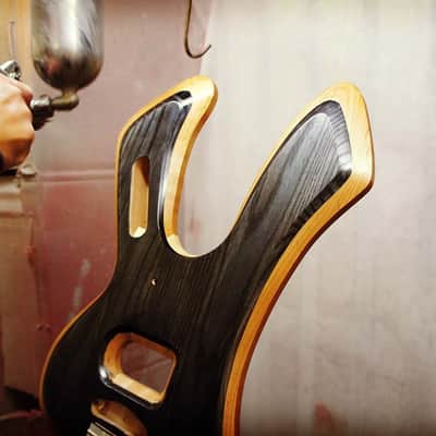 2016 ESP GCA Custom Order "The R" Rock 'n' roll - Winner of Grand Prize Guitar Design - Black image 22