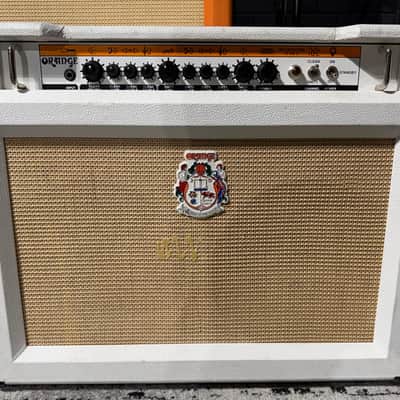 Orange Rockerverb 50 Watt MKII 2014 - White 212 Tube Combo Amp image 1