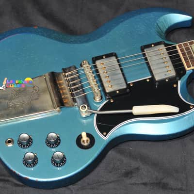 Gibson Custom Shop Murphy Lab '64 SG Standard Reissue Light Aged 2022 - Antique Pelham Blue image 1