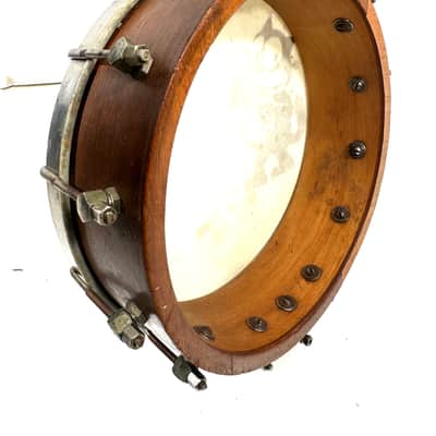 Old Stella painted banjolele banjo uke with art on the head Felix the banjo Cat 1940s - Wood image 6