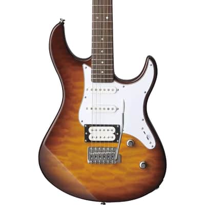 Yamaha PAC212VQM Pacifica Quilted Maple Electric Guitar - Tobacco Brown Sunburst image 1
