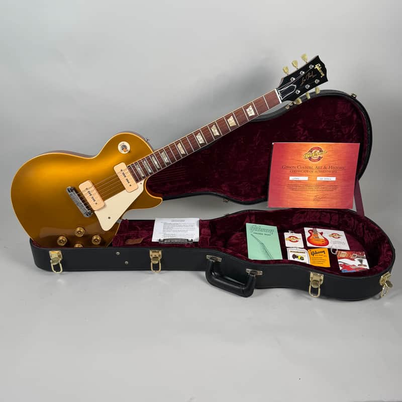 2005 Gibson Custom Shop R4 '54 Reissue Les Paul Goldtop image 1