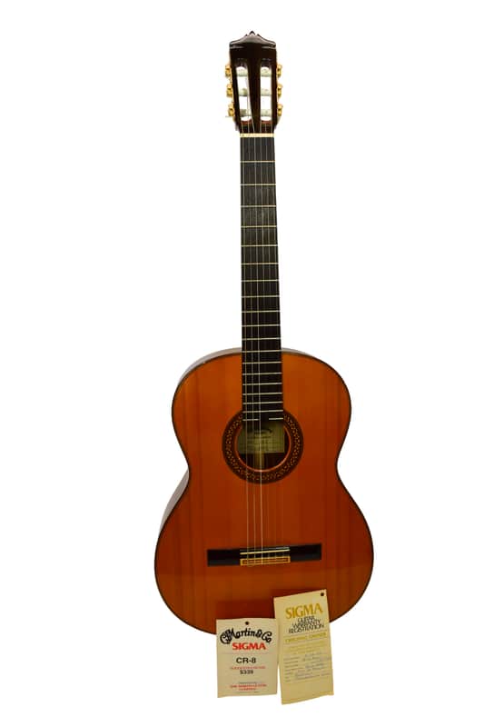 Vintage 1985 Sigma by Martin CR-8 Classical Acoustic Guitar, Natural image 1