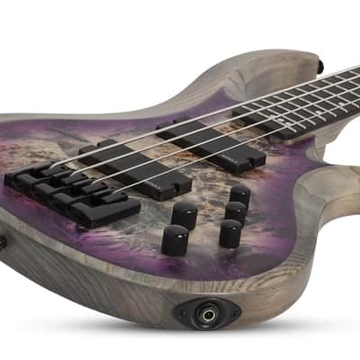 Schecter RIOT-4 Electric Bass in Satin Aurora Burst image 2