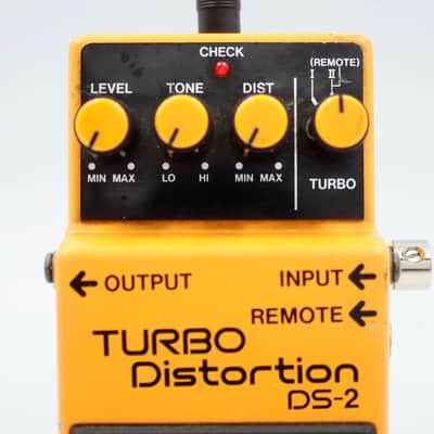 Boss DS-2 Turbo Distortion 1989 Made In Japan Vintage Guitar Effect Pedal CA44043 image 3