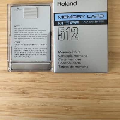 Roland M-512e Memory Card RAM 64k Bytes JD-800/JD-990 image 2