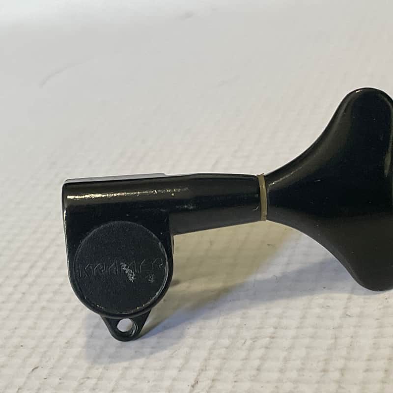 1980’s Kramer Bass Guitar Tuning Peg Black
