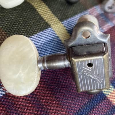 Single Vintage Framus Nylon / Classical Guitar Tuner, Treble Side, Plastic Post image 2