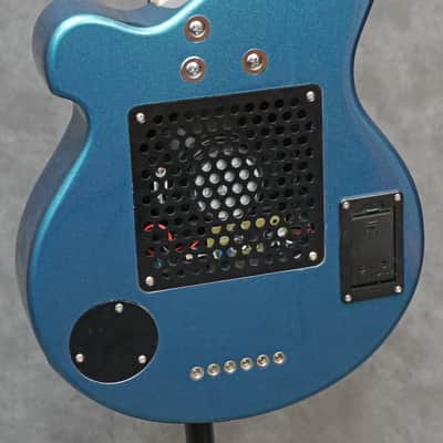 Pignose Travel Electric Guitar PGG-259 2026 - Metallic Blue with Gig Bag & Pro Setup image 4