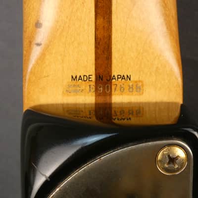 FENDER Stratocaster STR-75R 1986 - Black Burst Gold - Japan Import image 12