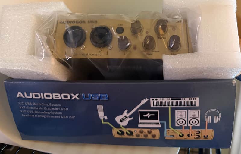 PreSonus AudioBox USB Audio Interface Gold Limited Edition RARE *New In Box* image 1