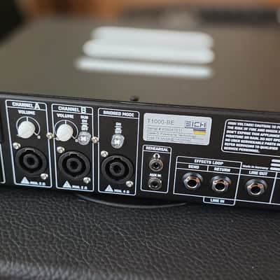 EICH T1000 Black Edition | 1000W Bass Amp Head image 3