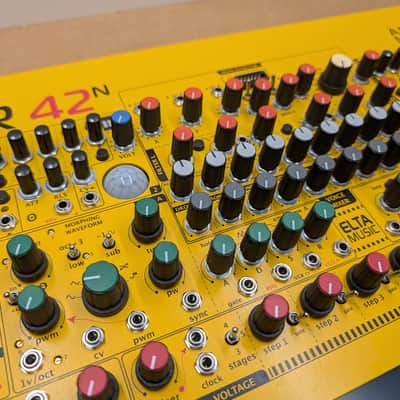Elta Music Solar 42N Ambient Machine Analog Drone Synthesizer (Maize Yellow) image 3