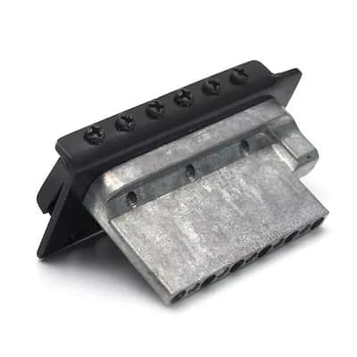 Modern 6-String Tremolo Bridge For Squier Strat Stratocaster Guitar, Black Bild 6