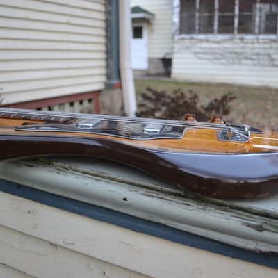 Vintage 1960's Intermark Cipher Bass Guitar Offset Body & Hockey Puck Headstock image 12