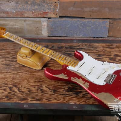2018 Fender Custom Shop Limited Edition '68 Reissue Stratocaster Relic - Heavy Aged Red Sparkle image 5