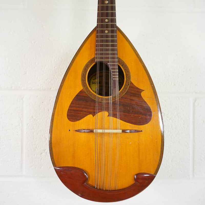 1968 Suzuki No. 228 Bowl Back Mandolin w/ Original Hard Case Japan image 1