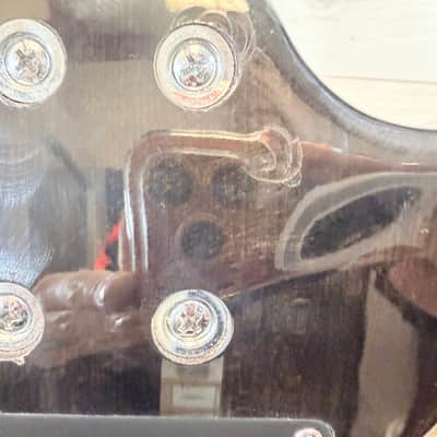 OLP by Music Man HH Electric Guitar w/ Traben MetalArt Bridge – Black Flame Top 2007 image 12