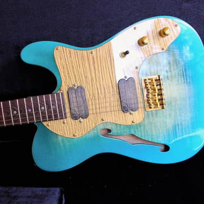GB Liuteria Traditional tele green chameleon image 5