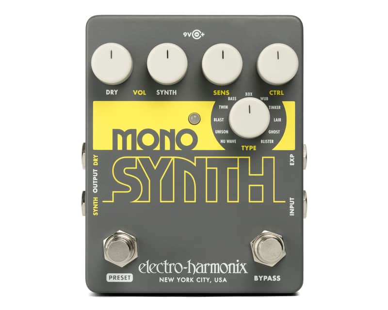 New Electro-Harmonix EHX Mono Synth Synthesizer Guitar Pedal! Monosynth image 1