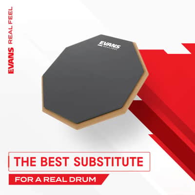 Evans RF12D RealFeel 2-Sided Practice Pad - 12" image 3
