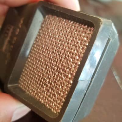 Electro-Voice 912 Crystal Harp Mic Webcor Hi-Z 1960s - Grey & Silver Foil Grille image 7