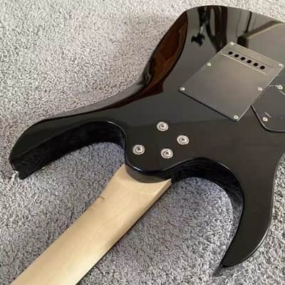 Grey Burst SSH Guitar Tiger Maple Top Basswood Body, Maple Neck image 14
