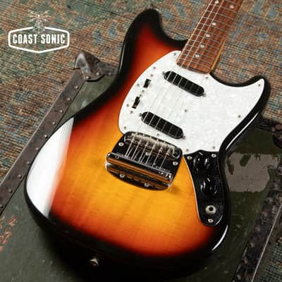 1995 Fender '69 Vintage Reissue Mustang MG69 Sunburst Made in Japan MIJ Fujigen image 7
