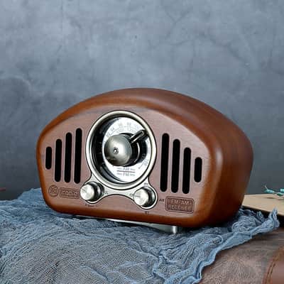 Vintage Radio-Walnut wooden image 15