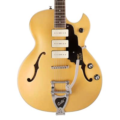 Guild Starfire I Jet 90 Semi-Hollow Guitar w/GVT - Gold Satin image 1