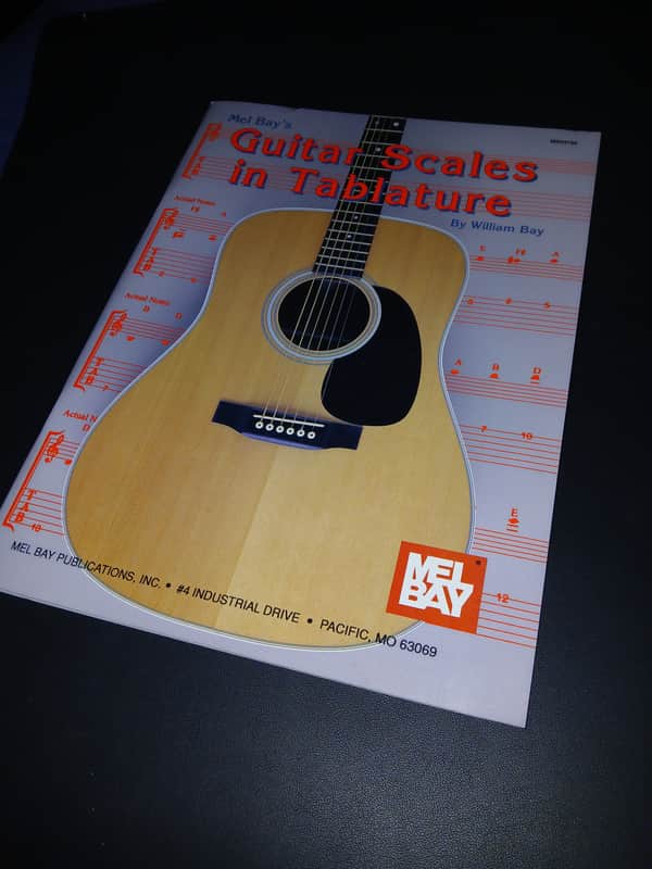 Guitar Scales in Tablature Book Mel Bay Guitar Scales in Tablature Book! 1992 - Multicolor image 1