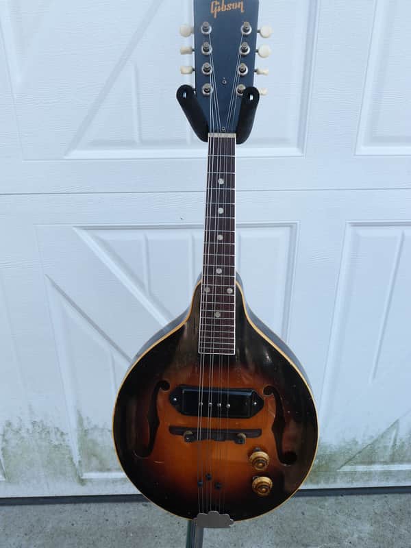 Gibson mandolin em 150 1955 sunburst image 1
