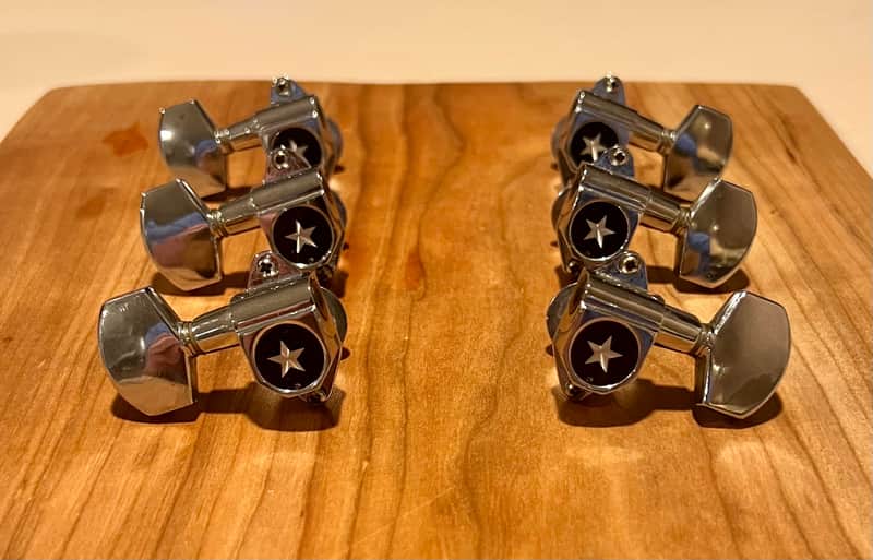 Gotoh - Vintage Ibanez - 3x3 Star Tuners - 1970’s - Chrome image 1