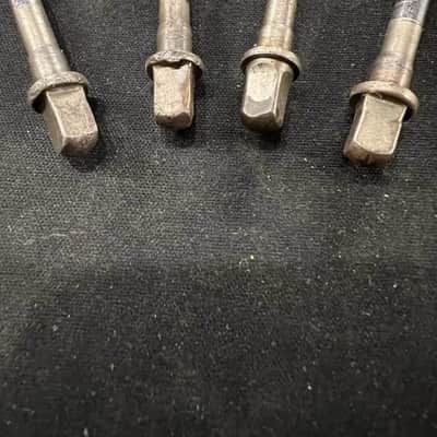 Slingerland 4-1/2" Chrome Tension Rods Vintage 1960's 4pk image 2