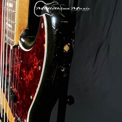 Fender 1966 Vintage USA 4-String Jazz Bass - Sunburst Gloss Finish w/Case USED image 12