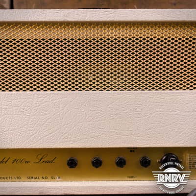 Marshall JMP 2203 Mk2 Master Model Lead 100-Watt Guitar Amp Head 1975 - 1981 - White image 12
