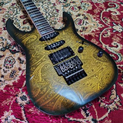 *RARE* 1990 Ibanez RG760 BK-P Black Paisley w/ Matching Headstock, FujiGen Japan MIJ 🔥 image 7