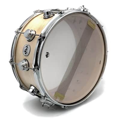 DW Collectors Maple Snare Drum 14x6.5 Satin Natural image 5