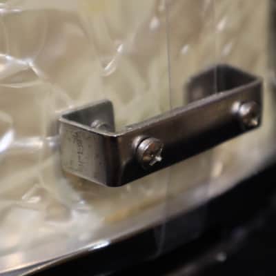 MIJ White Marine Pearl 8-Lug Snare image 5